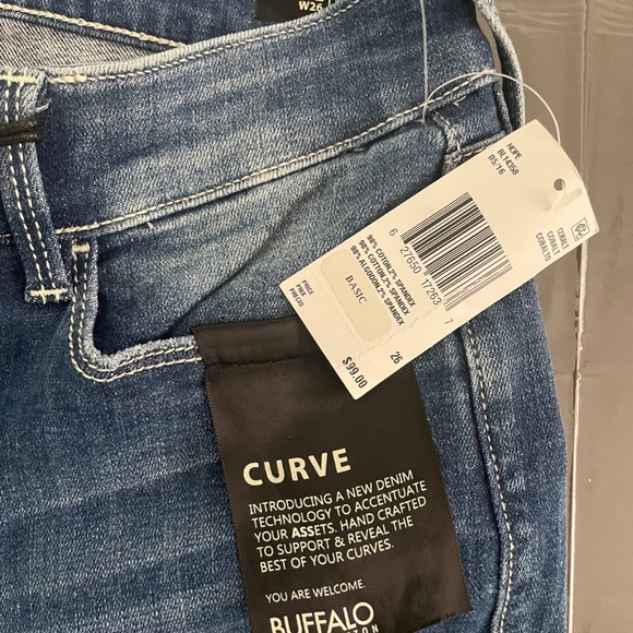 Buffalo Women's Hope Mid Rise Distressed Bootcut stretch Jean - Picture 4 of 4